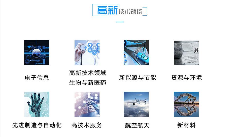 高新，高新八大领域，高新资源与环境领域